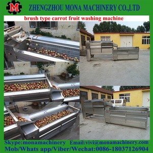 commercial brush type cassava washing machine with spare parts