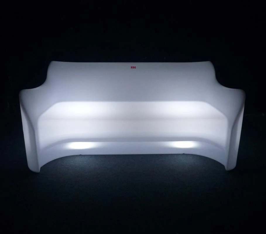 Commercial grade plastic inflatable sectional sofa furniture,