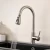 Import Commercial Kitchen Faucet Stainless Steel Single Handle Pull Out Kitchen Sink Faucets with Pull down Sprayer, Brushed Nickel from China