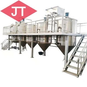 Competitive price edible oil refining plant crude soybean oil refinery machine