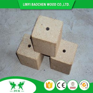 Compressed Chip Block / Mould Chip Block/Moulded pallet blocks for pallet feet