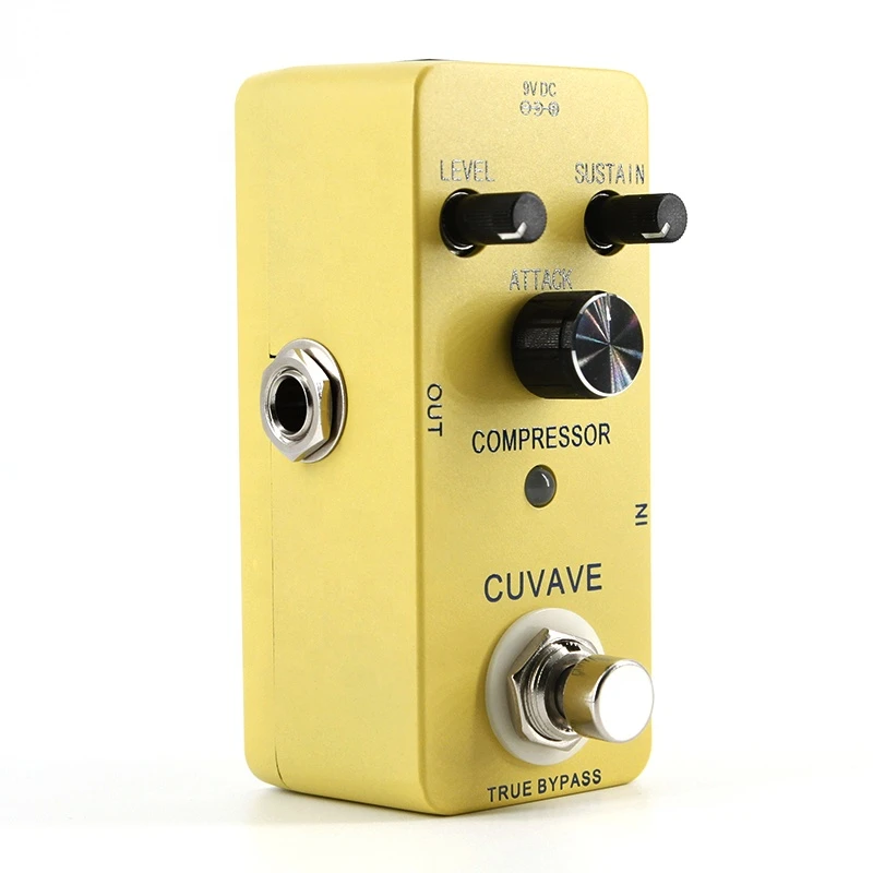 Compressor Guitar Pedal with Knob Guard True Bypass Electric Musical Instrument Effect Guitar Amp Dynamic Guitar Accessories