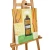 Import CONDA Lyre Easel  99&quot; Wood Floor Easel Sketch Painting Portable Beech wood from China
