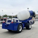 construction machinery quality concrete mixer automatic self-loading self loading concrete pan mixer