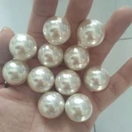 CoolWin 18mm large full drilled AAA grade ABS loose pearls