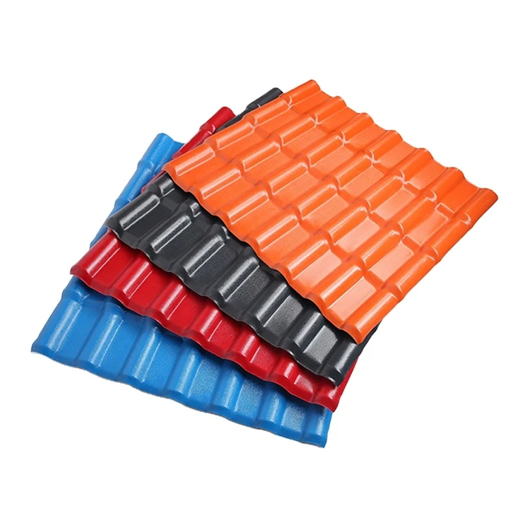 Cost price ASA pvc synthetic resin lightweight roof tiles