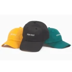 Cotton Unstructured Dad Hats Caps Embroidery Logo Custom Baseball Caps