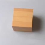Creative custom logo solid wood box small gift packaging bamboo Wedding Luxury Jewelry ring Trinket Box