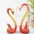 Import Creative resin decoration lovers crane handmade painted craft gifts for wedding gifts from China