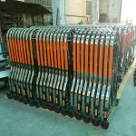 Crowd control barrier traffic plastic pvc reflector barrier used barricades for sale