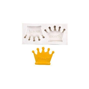 crown silicone cake mold DIY cake decoration mold family party turning sugar cake tool