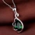 Import Crystal Gemstone CZ Necklace 925 Sterling Silver Jewelry For Women New Arrival from China