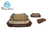 Cushion Suede Removable And Animal Printing Pet Bed,Funny Dog Beds,Custom Indoor Chinese Eco-friendly Dog Bed