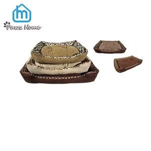Cushion Suede Removable And Animal Printing Pet Bed,Funny Dog Beds,Custom Indoor Chinese Eco-friendly Dog Bed