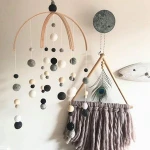 Custom baby mobile- design your own Felt ball baby mobile-Deluxe style crib mobile-baby nursery decor- gender neutra