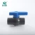 Import Custom design 1/2-4 inch pvc blue handle compact ball valve for water from China