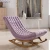 Import Custom European style rocking chairs living room rolling chair design furniture lazy chair from China
