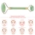 Import Custom Green Gua Sha 3d Facial Massage Jade Roller For Face / Jade Stone Face Roller from China