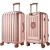Import Custom high quality silver narrow aluminum frame abs printed hard frosted shell luggage from China