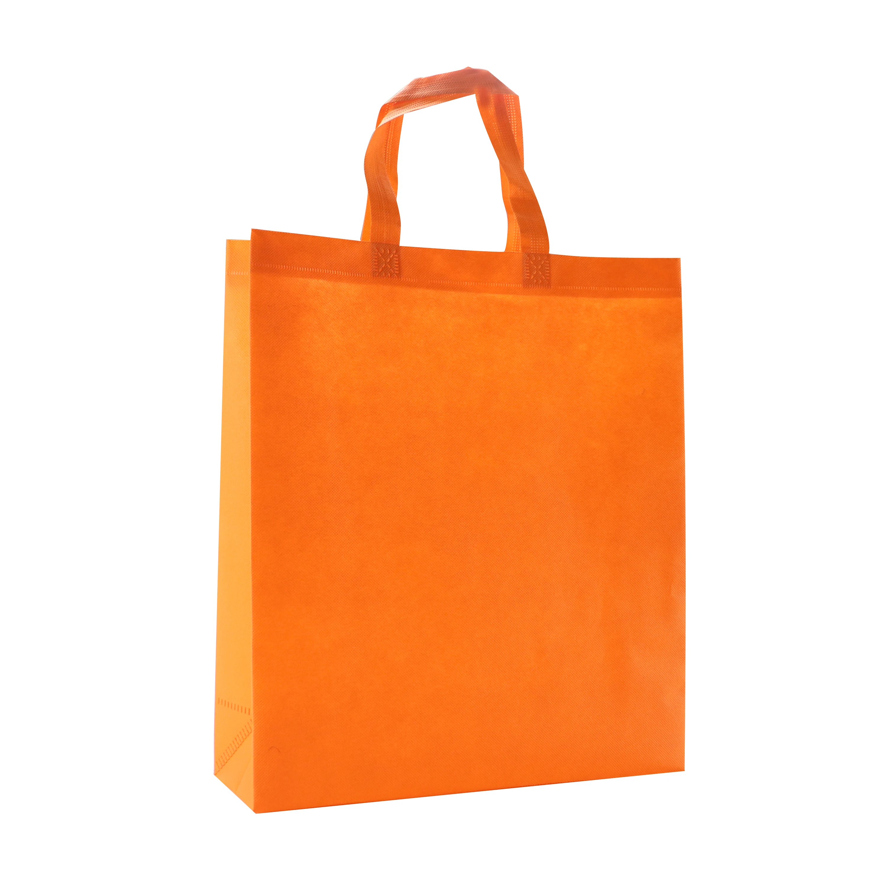 Custom logo Eco-friendly Bags Reusable Grocery Non Woven Foldable Shopping Bag