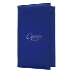 Custom Logo Leather Restaurant Padded Cover Magnetic Bill Holder For Hotel