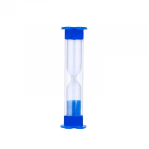 Custom logo mini tooth shape shower use hour glass plastic 3 minutes sand timer hourglass
