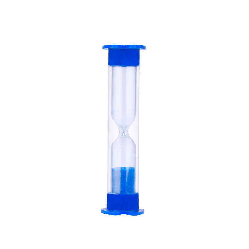 Custom logo mini tooth shape shower use hour glass plastic 3 minutes sand timer hourglass