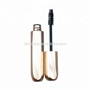 Custom logo plastic empty cosmetic mascara tube with silicone brush
