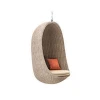 Custom modern outdoor furniture metal egg hanging swing chair