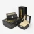 Import Custom PVC Window Square Shop Black Leather Watch Packaging Display Gift Box from China