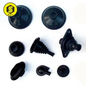 Custom Rubber grommet parts Black silicon rubber grommet and boot best price