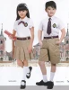 Custom school uniforms school shorts girls school skirt cotton plaid dress