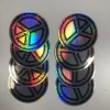 custom Stickers Label Holographic UV Printing sticker sheet self adhesive waterproof vinyl Die Cut Glitter Holographic Sticker