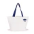 Import Custom White Canvas Bag School Use Beach Cotton Canvas Bag With Zipper from China