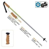 Custom Wholesale Lightweight Combination Nordic Carbon Fiber Trekking Ski Pole With Cork Grip