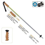 Custom Wholesale Lightweight Combination Nordic Carbon Fiber Trekking Ski Pole With Cork Grip