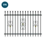 Custom wrought iron grilles for windows for sale