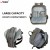 Import Customizable Men Travel Anti Theft Business Bag School Laptop Backpack Waterproof Polyester Unisex Zipper & Hasp Soft Handle from China