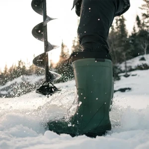 Customizable Outdoor Active Safety Shoes PU Boots for Men Waterproof Warm Winter Boots Ice Fishing
