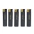 Import Customizable Simple Slim Gas Gold Rechargeable Black Lighters from China