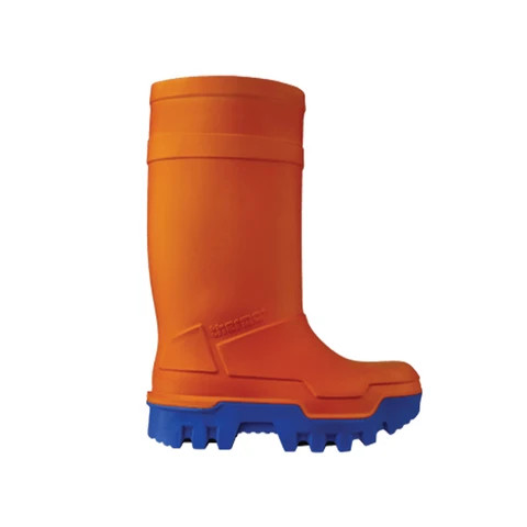 Customizable Work Shoes for Men Steel Toe Waterproof Anti-slip Work PU Boots Safety Rain Boots Men