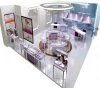 customized glass jewelry display cabinet and shop counter design