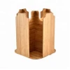 Customized High Quality Desktop Multi Grid Wood Bamboo Coffee Cup Holder