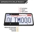 Import Customized Silicone License Plate Frame from China