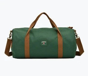 Customized wholesale Large Capacity Travel  Tote Canvas Duffel Bag Sport Gym Bag