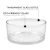 Import customs empty clear cylinder 11oz glass candle jar from China