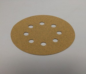 CWH Abrasive Sanding Disc Backing Pad Hook and Loop 5 Inch 8 Holes Dia For Random Orbital Sanders