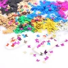 Cyshimmy 12 Designs Colorful Holographic Glitter Paillette Ultra-thin Butterfly Nail Art Sequins Tips Manicure Decoration