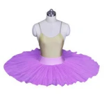 Dark Purplish Girls Cheap Professional Romantic Half Ballet Tutu Dance Wear