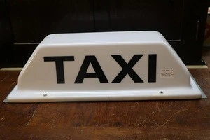 DC 12V Taxi Sign Roof Light Top Sign Light Taxi Top Lamp Box with magnetic
